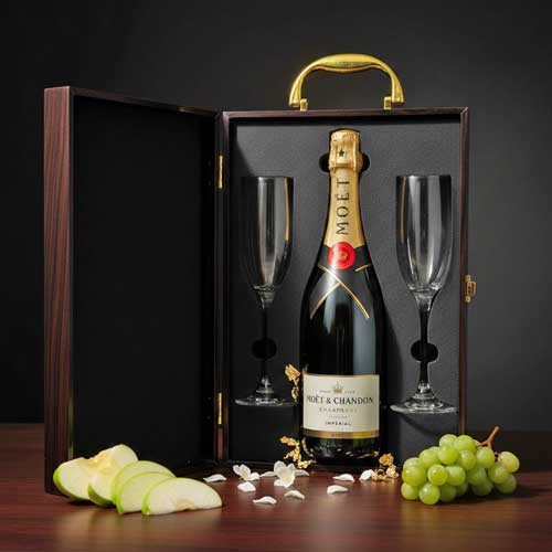 MOËT & CHANDON 8本セット Moët & Chandon Champagne And Flutes Gift Set